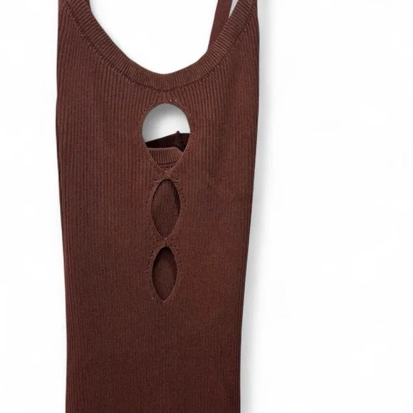 NWT Adelyn Sweater Maxi Dress - Brown - Picture 4 of 5